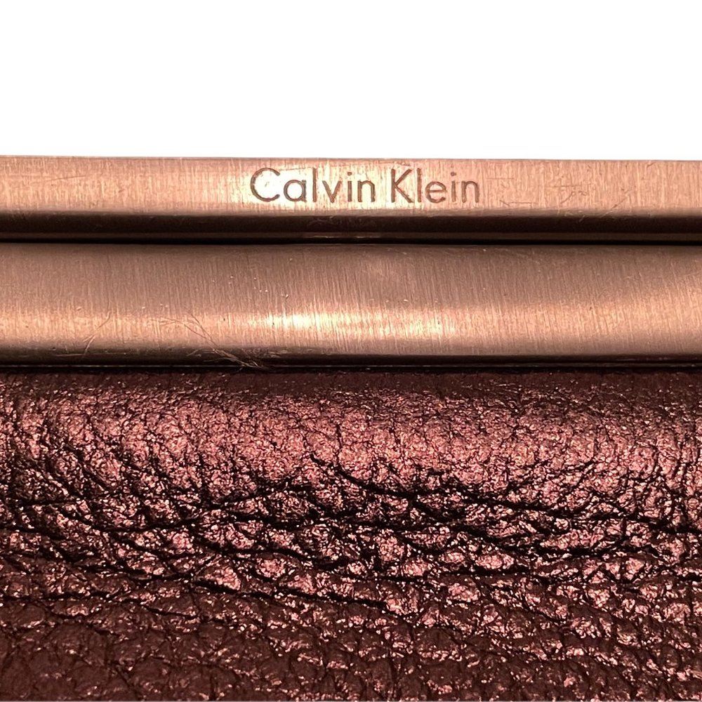 LIKE NEW! Gold / Bronze Calvin Klein Clutch